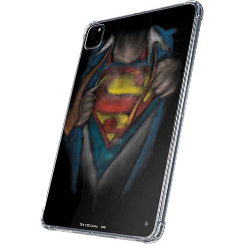 DC Comics Superman Pastel Art iPad Pro 11in (2024) Clear Case